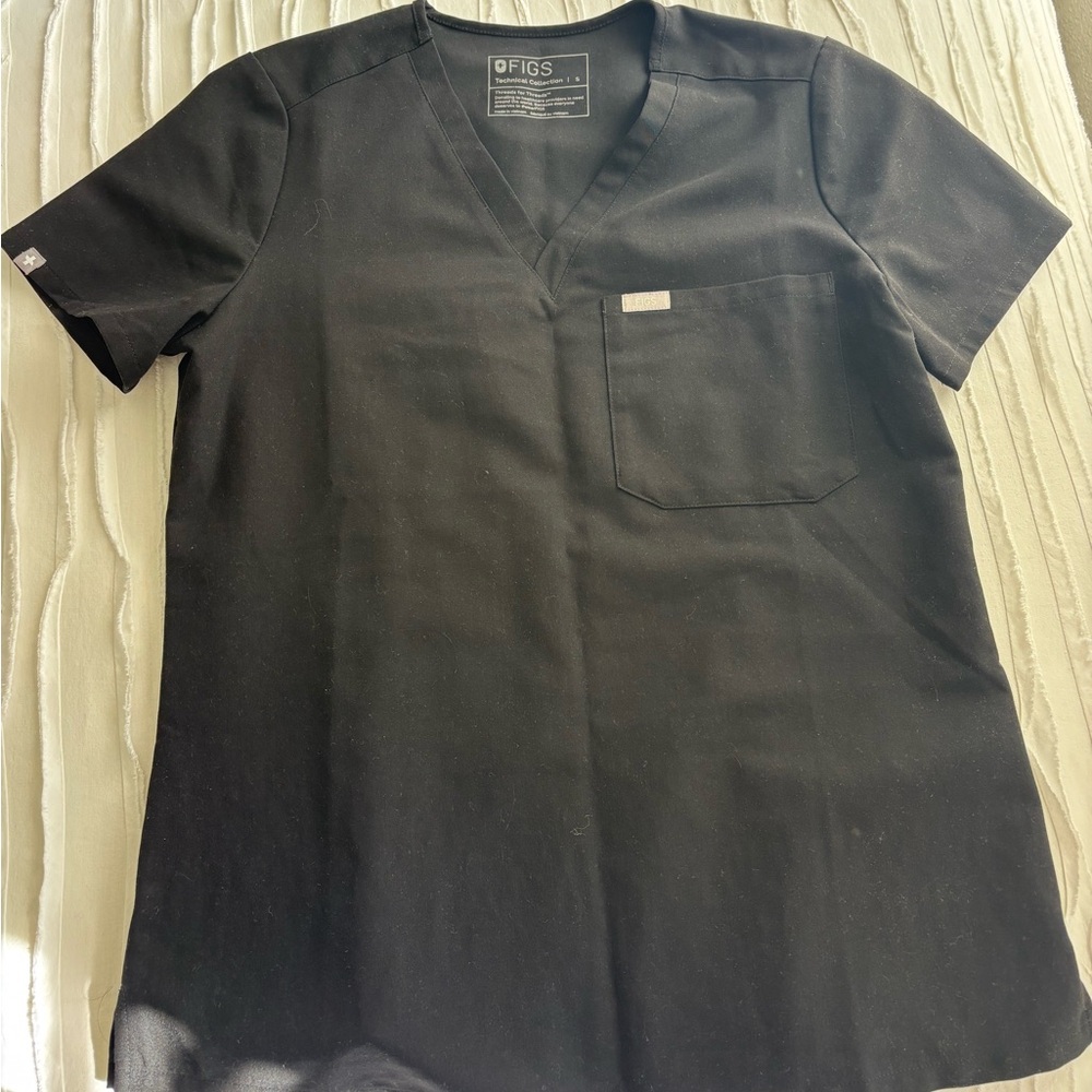 Figs Catarina top black